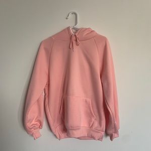 light pink oversized hoodie